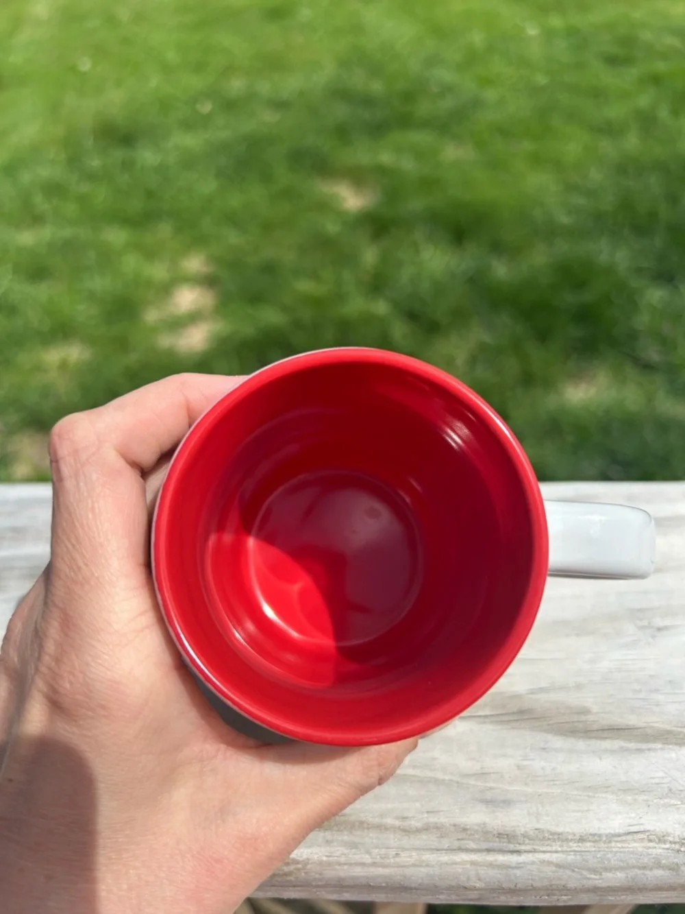 Starbucks Christmas Holly Leaf and Berry 9 oz Coffee Mug | White w/Gr & Red 2011